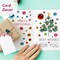 Wrapables 327pcs Acrylic Self Adhesive Crystal Rhinestone Gem Stickers, DIY, Arts & Crafts Supplies (3 sheets), Dots